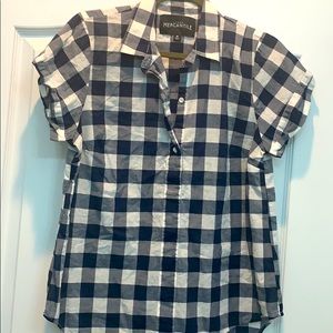 J. Crew Plaid Top